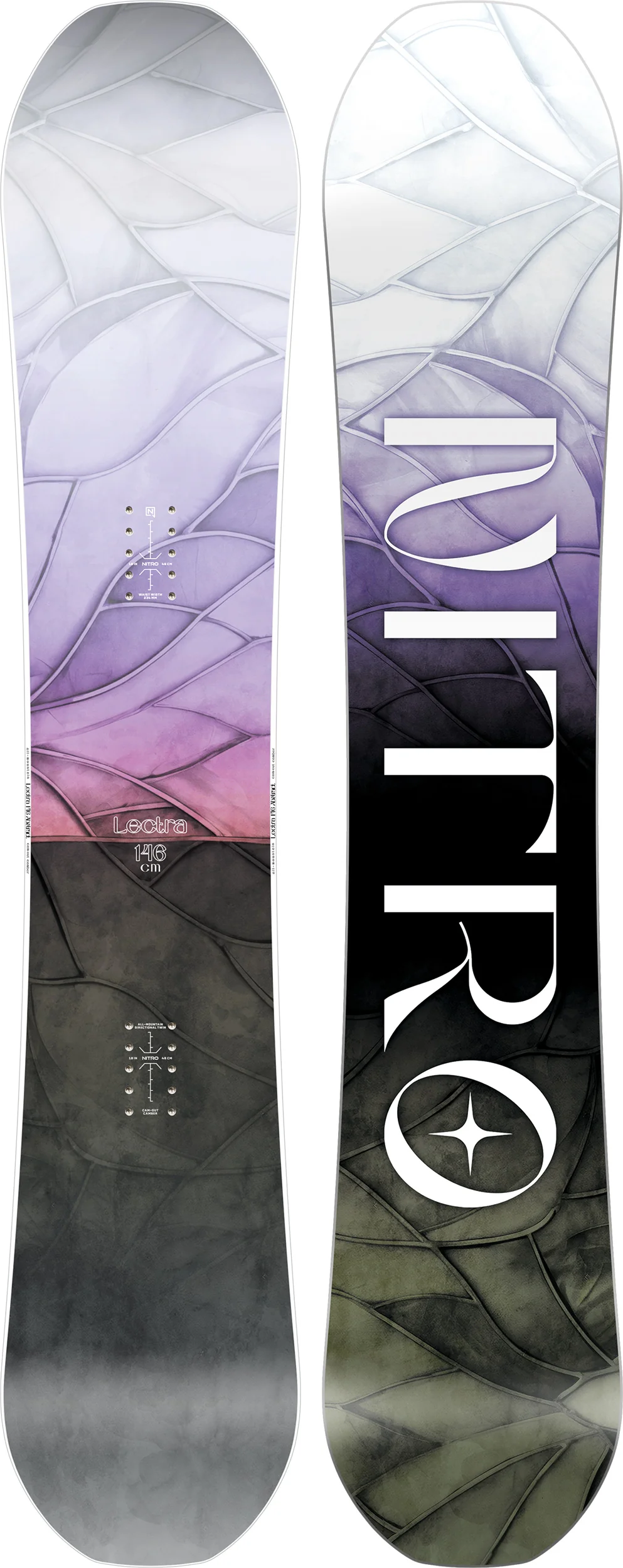 Nitro Lectra Leaf Women's Snowboard - Image 8